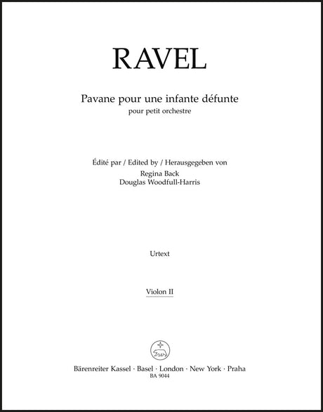 Ravel: Pavane for a Dead Princess (orchestral version)