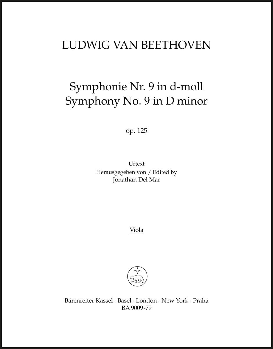 Beethoven: Symphony No. 9, Op. 125