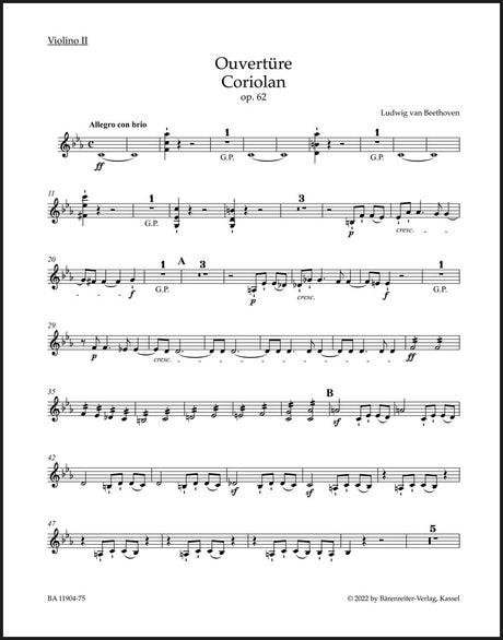 Beethoven: Coriolan Overture, Op. 62