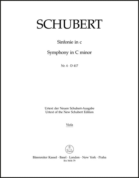 Schubert: Symphony No. 4 in C Minor ("Tragic"), D 417