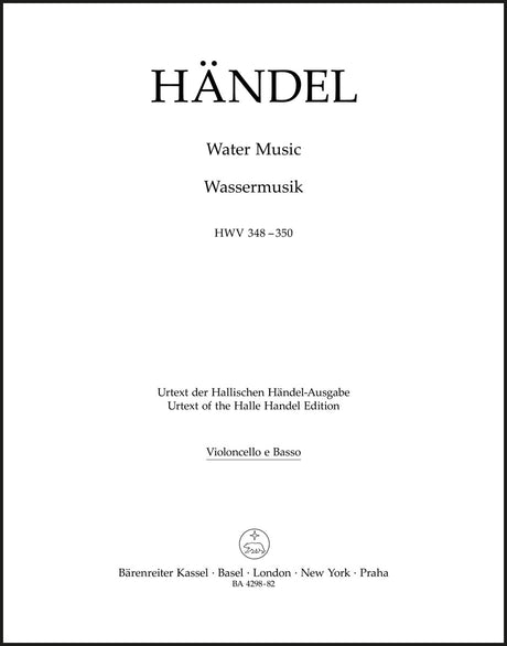 Handel: Water Music, HWV 348-350