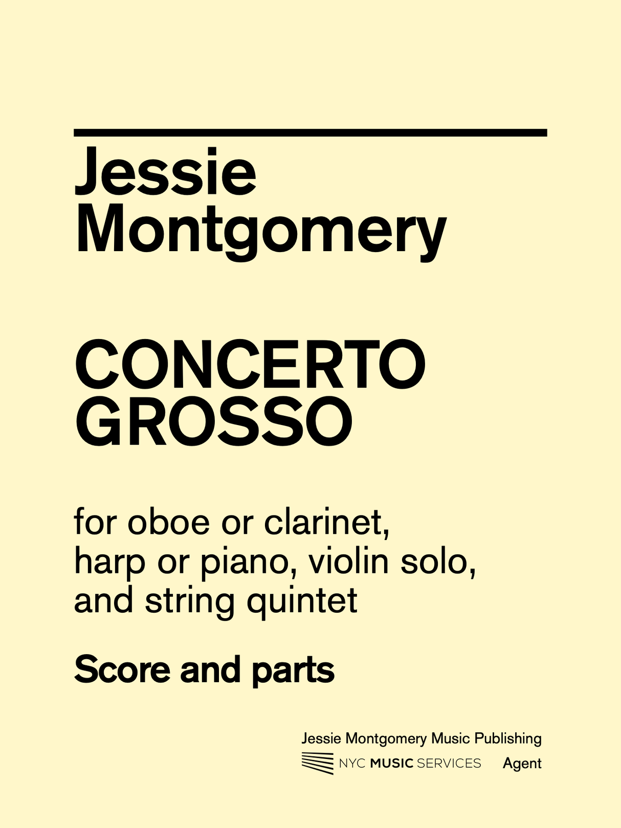 Montgomery: Concerto Grosso