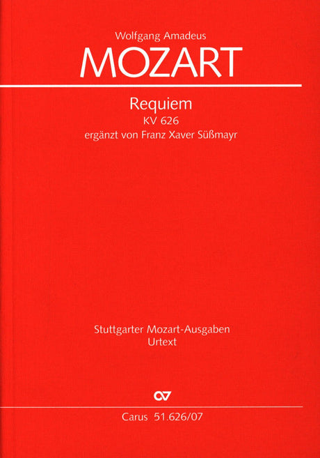 Mozart: Requiem, K. 626 (completed by Süssmayr)