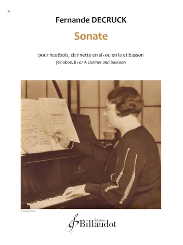 Decruck: Sonata for Oboe, Clarinet & Bassoon