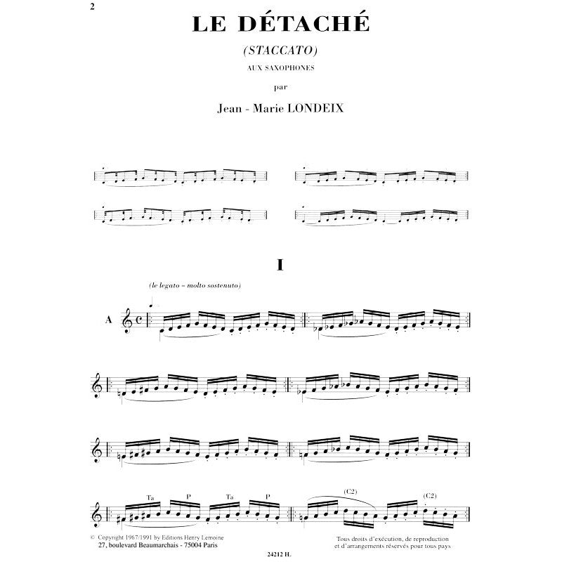 Londeix: Détaché