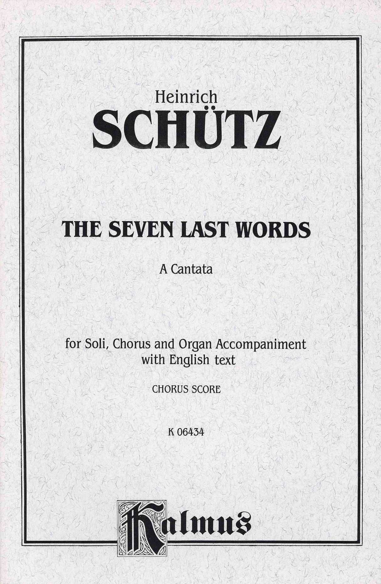 Schütz: The Seven Last Words