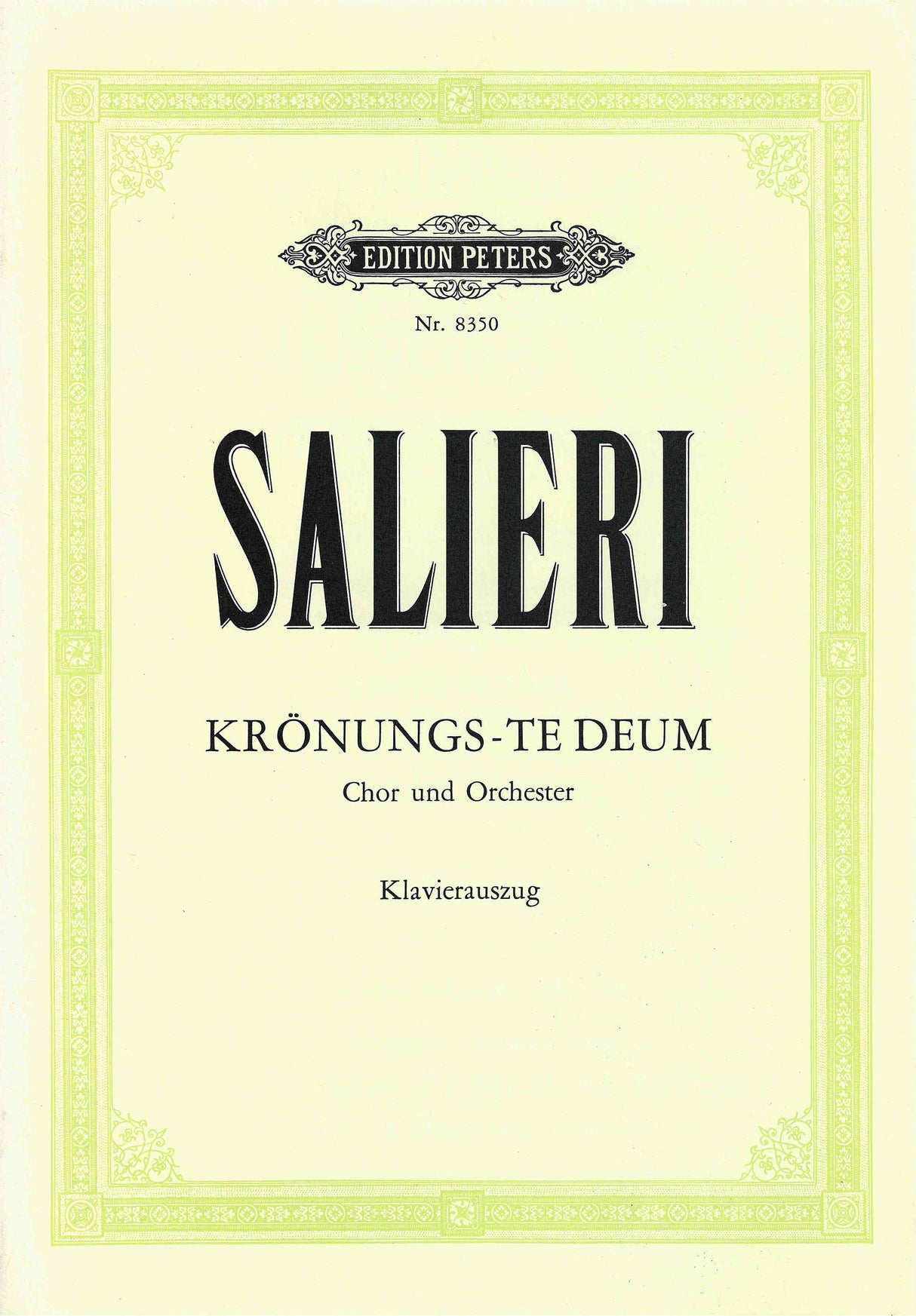 Salieri: Te Deum laudamus in D Major