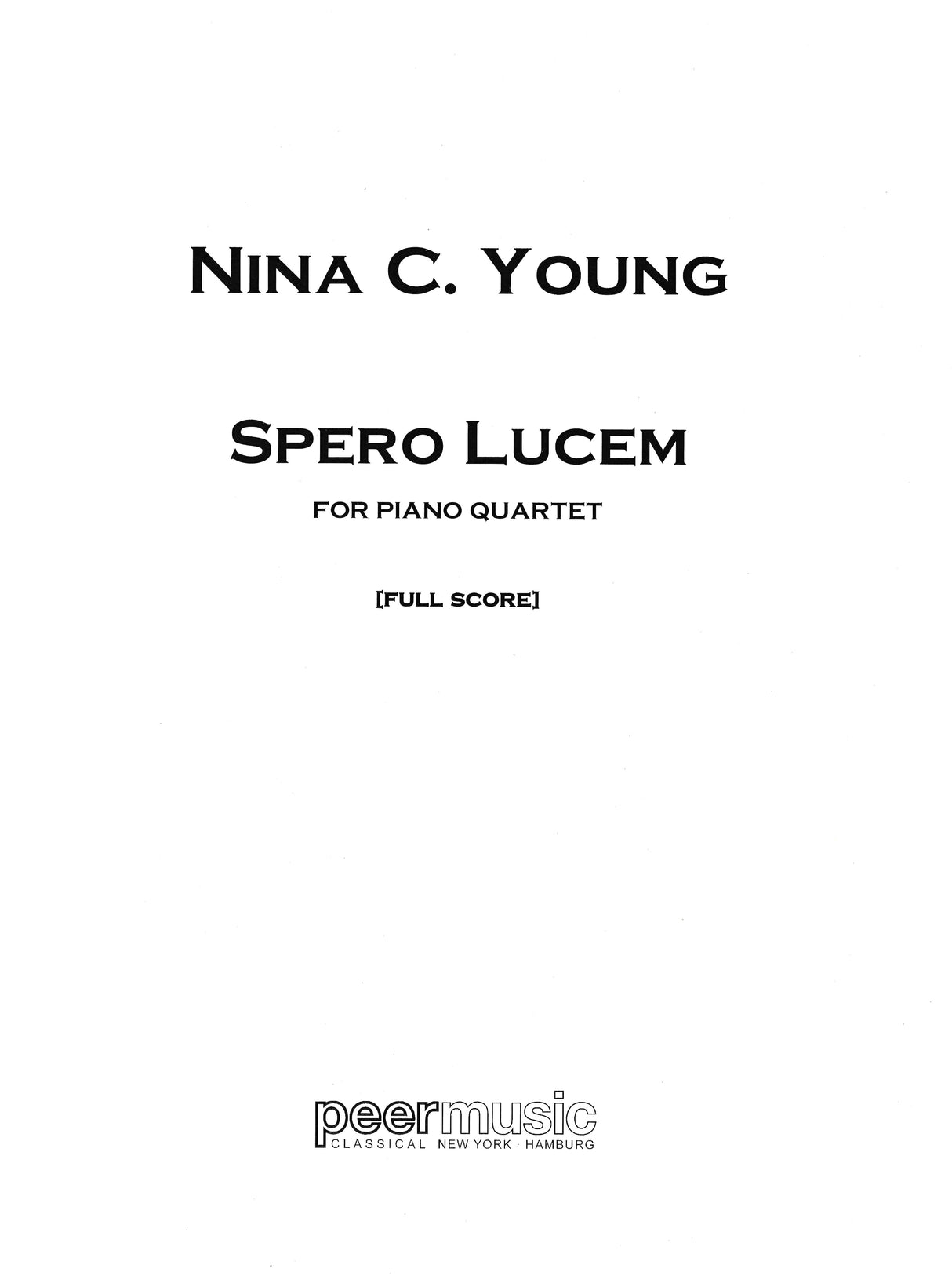 Young: Spero Lucem