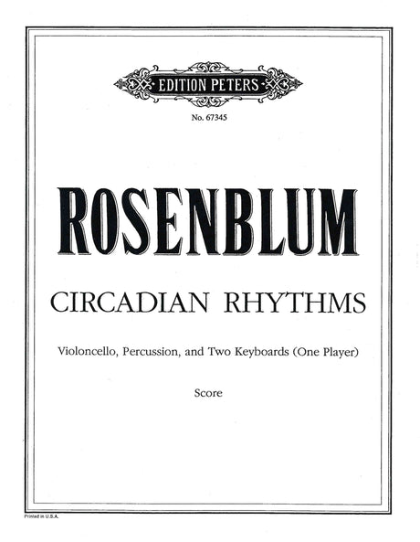 Rosenblum: Circadian Rhythms