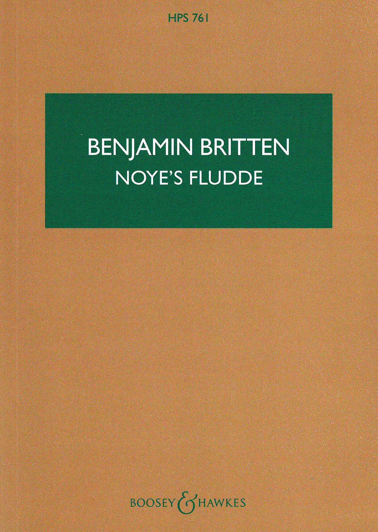 Britten: Noye's Fludde, Op. 59