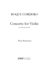 Cordero: Violin Concerto