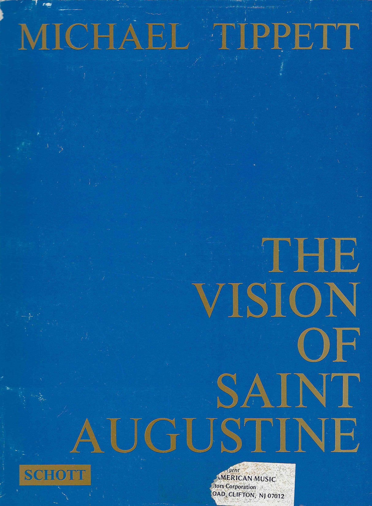 Tippett: The Vision of Saint Augustine