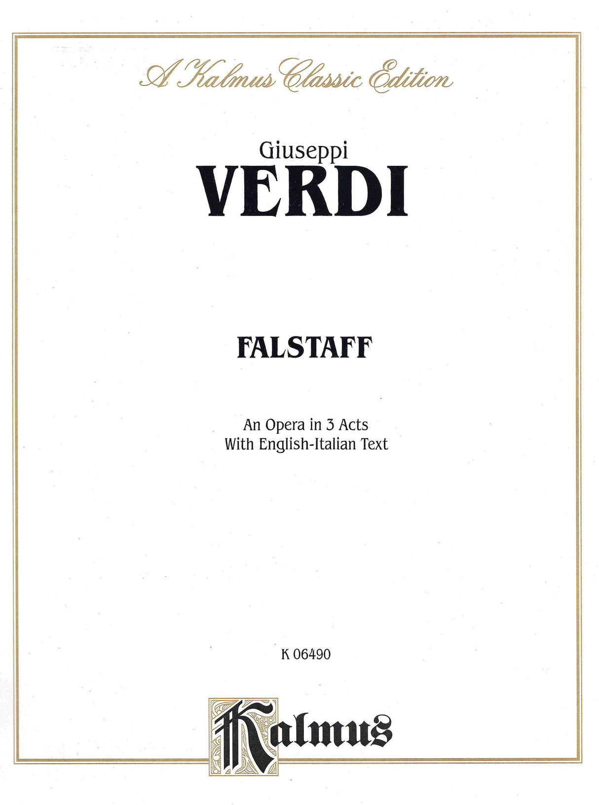 Verdi: Falstaff