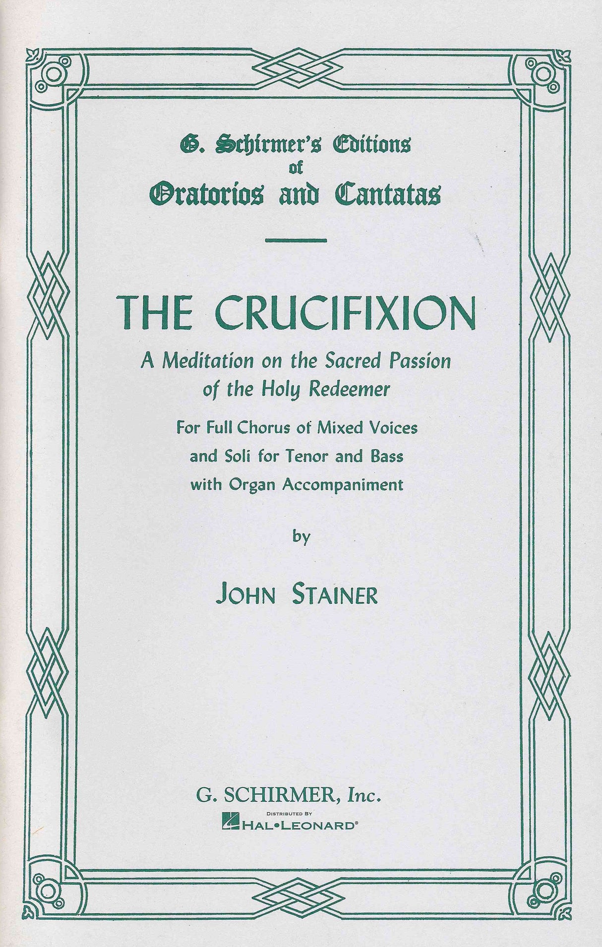 Stainer: Crucifixion