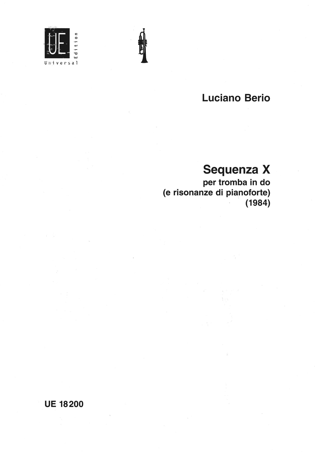 Berio: Sequenza X