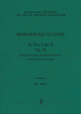 Quilter: Suite from "As You Like It", Op. 21