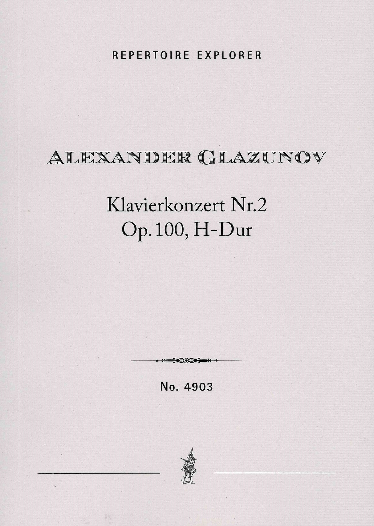 Glazunov: Piano Concerto No. 2 in B Major, Op. 100