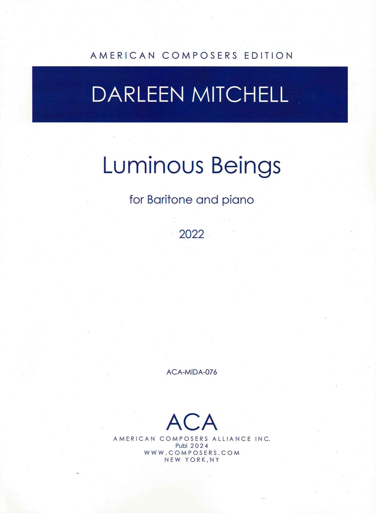 Mitchell: Luminous Beings