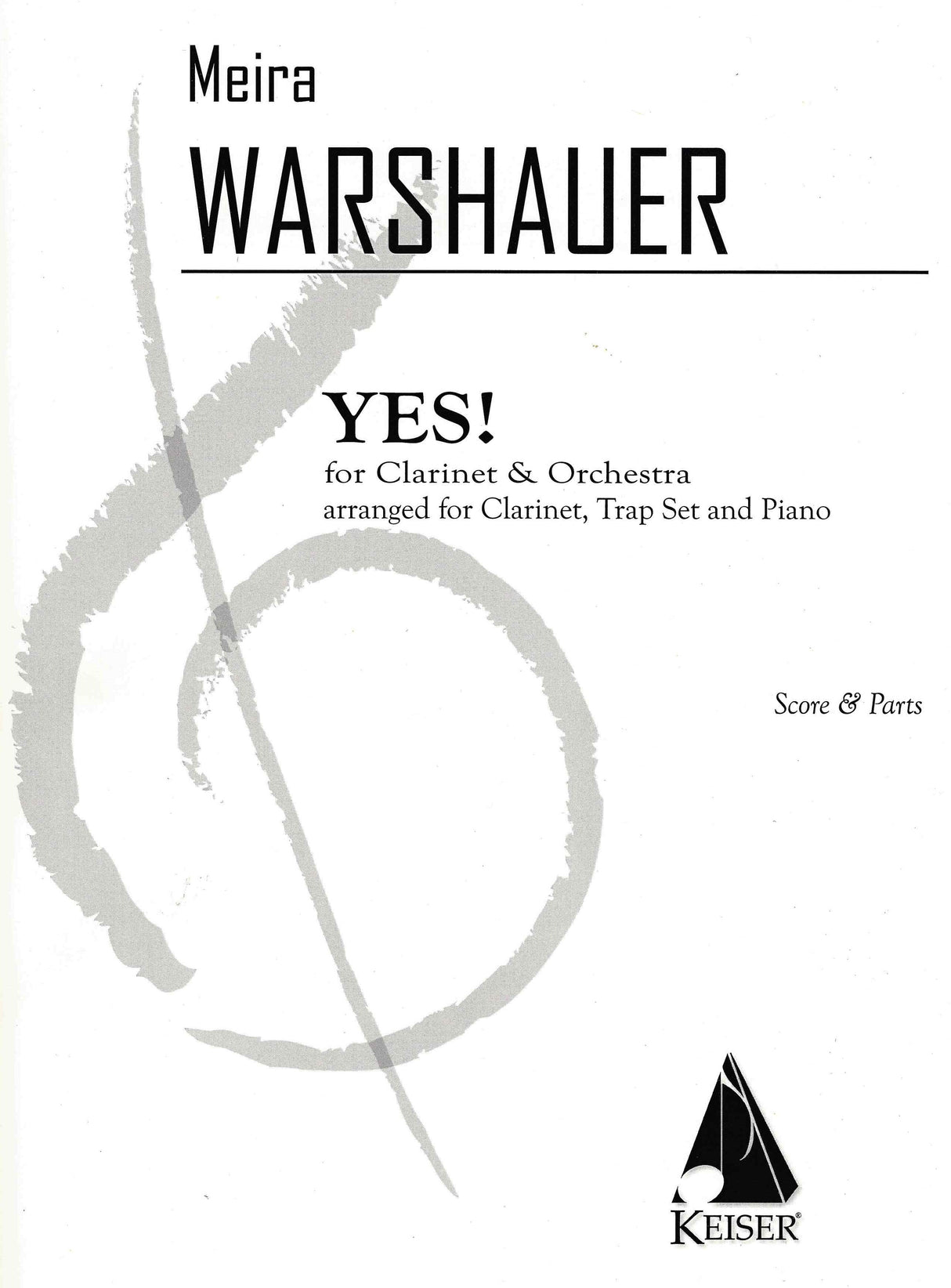 Warshauer: Yes! (arr. for clarinet, trap set & piano)