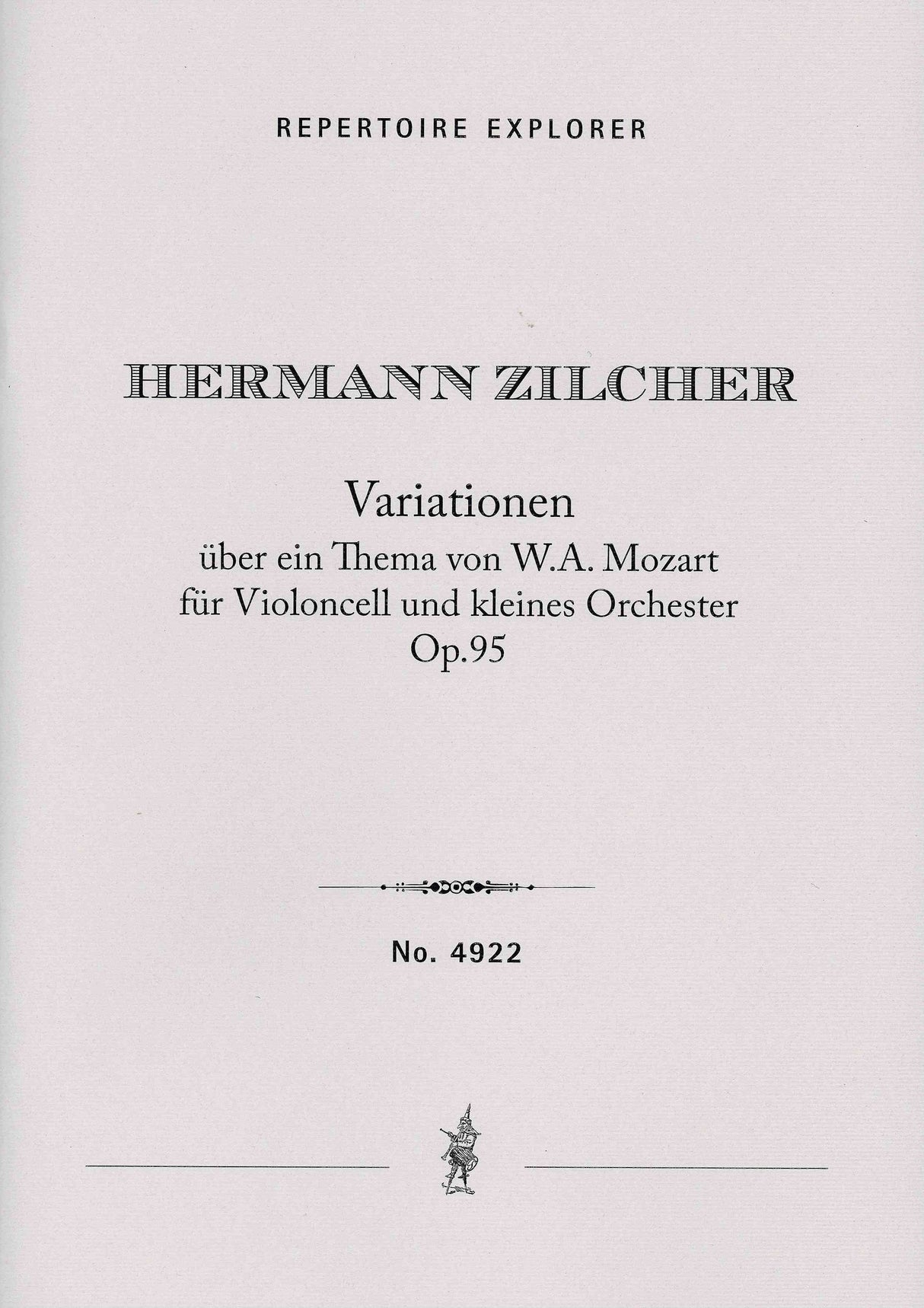 Zilcher: Variations on a Theme of Mozart, Op. 95