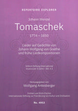 Tomášek: Complete Songs - Volume I (Songs on poems by Goethe & early songs)