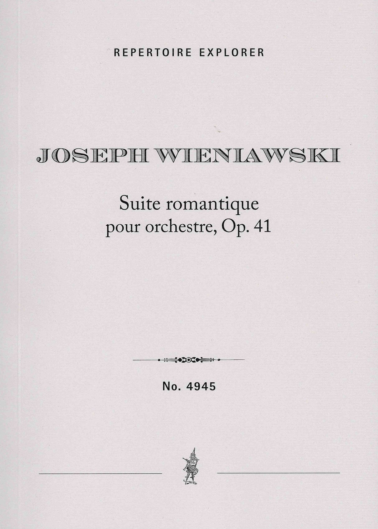 J. Wieniawski: Suite romantique, Op. 41