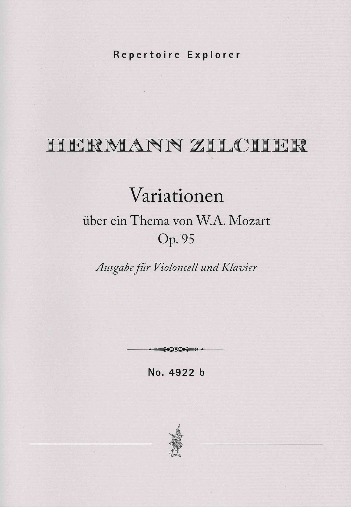 Zilcher: Variations on a Theme of Mozart, Op. 95