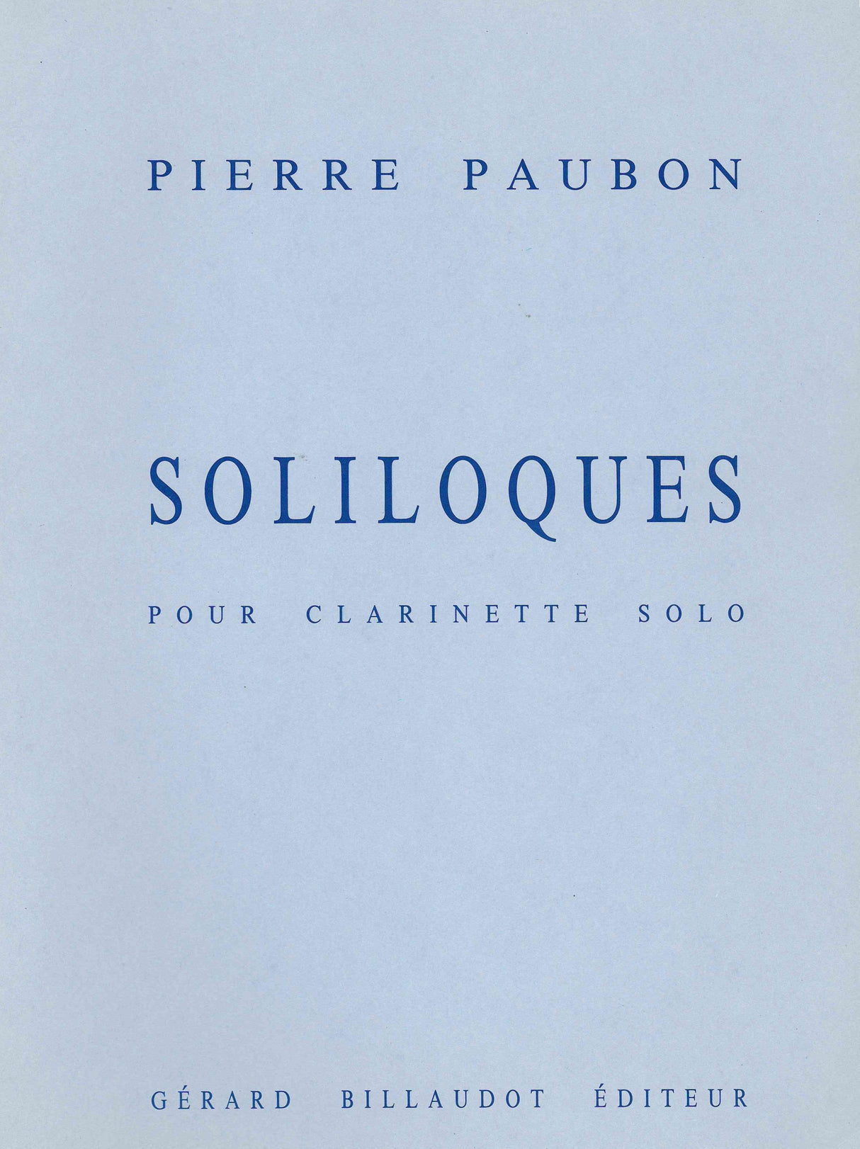 Paubon: Soliloques