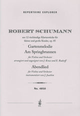 3 Arrangements for Violin & Orchestra from Schumann's, Op. 85