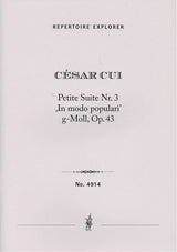 Cui: In modo populari, Op. 43