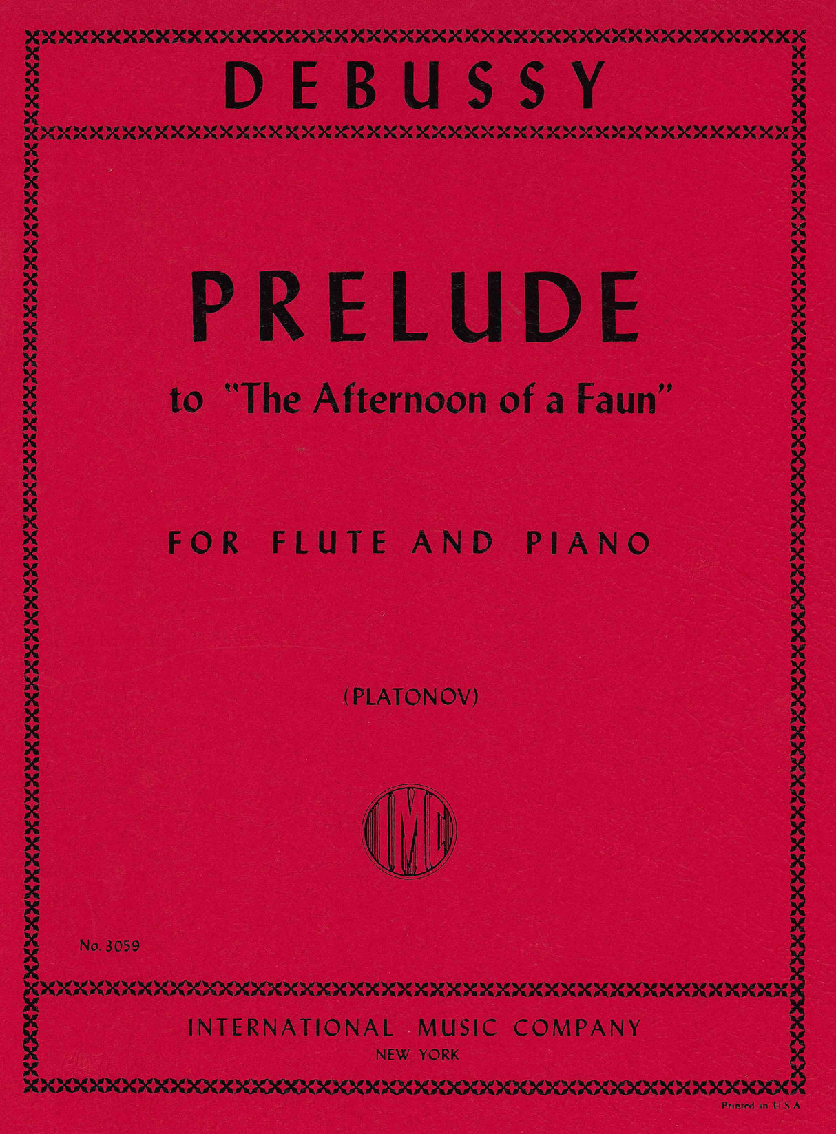 Debussy: Prélude à l'après-midi åçd'un faune (arr. for flute & piano)