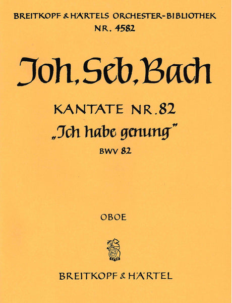 Bach: Ich habe genug, BWV 82 (version for Bass)