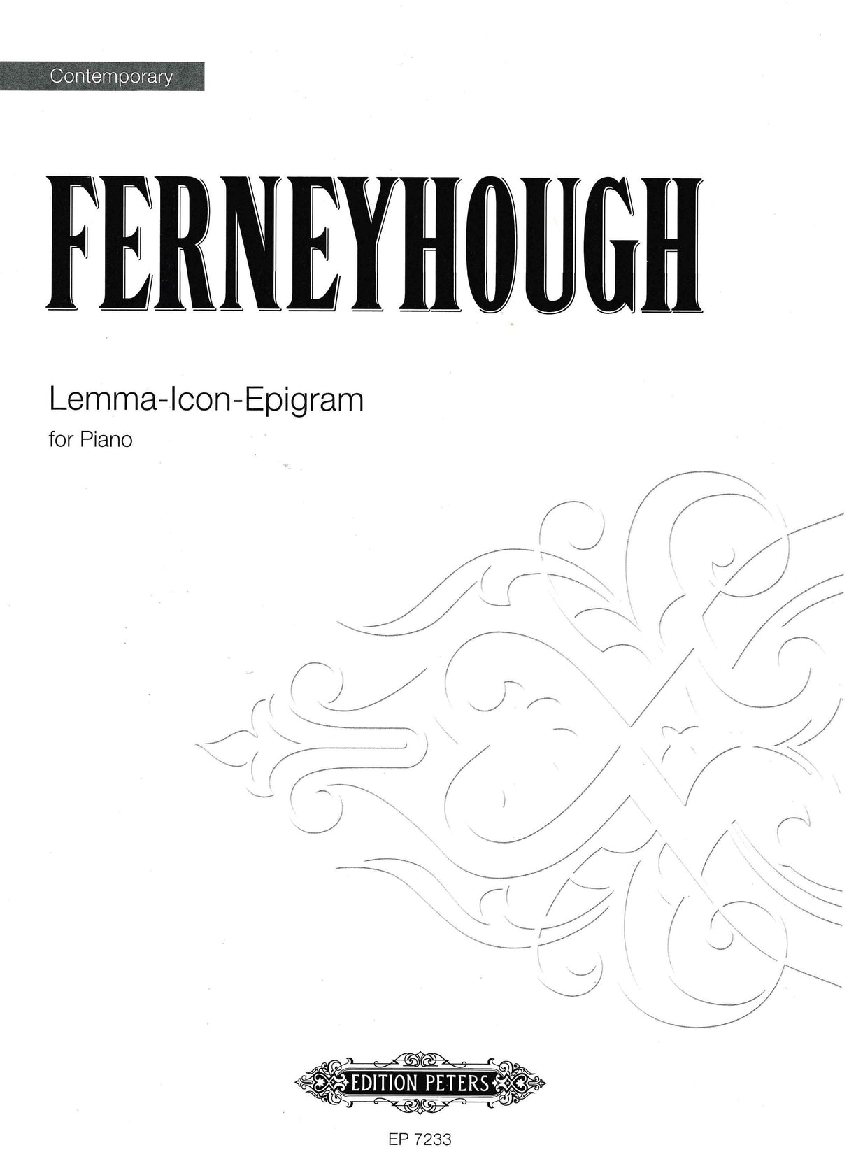 Ferneyhough: Lemma-Icon-Epigram