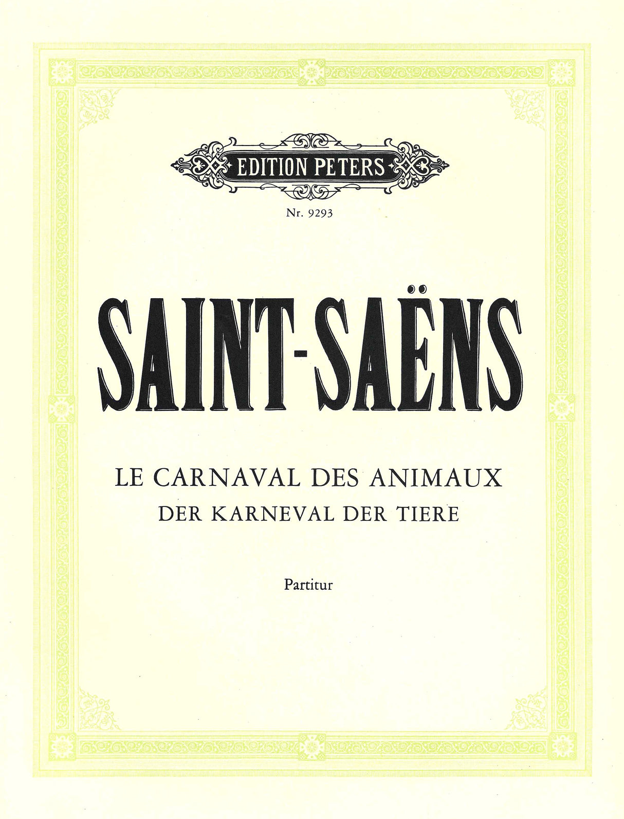 Saint-Saëns: Carnival of the Animals