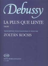 Debussy: La plus que lente (arr. for cello & piano)