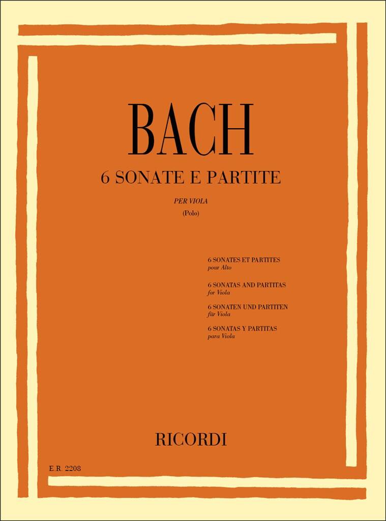 Bach: 6 Sonatas and Partitas (transc. for viola) – Ficks Music