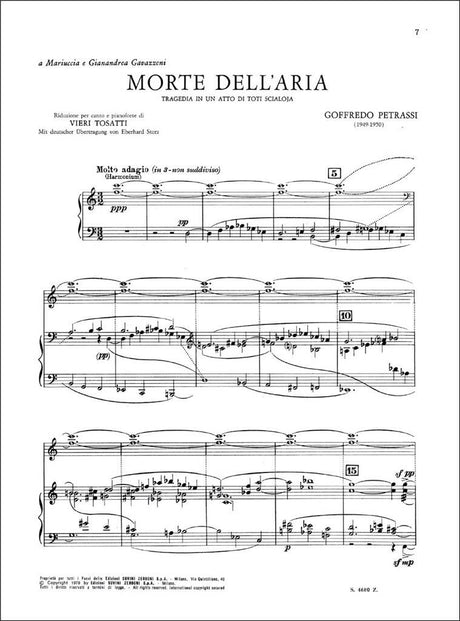 Petrassi: Morte dell'aria