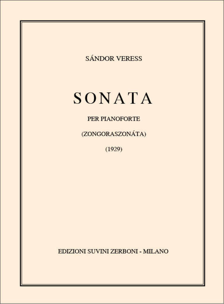 Veress: Piano Sonata