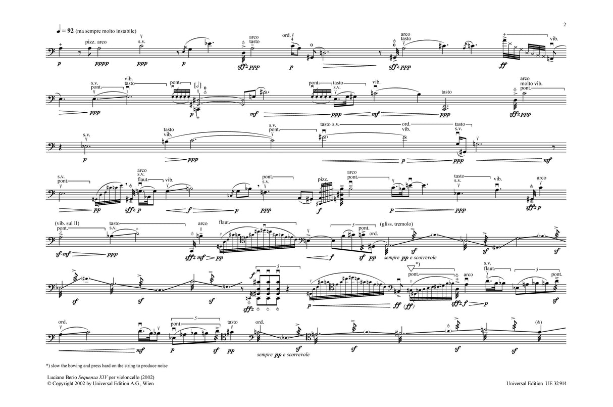 Berio: Sequenza XIV