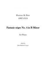 Price: Fantasie nègre No. 4 in B Minor