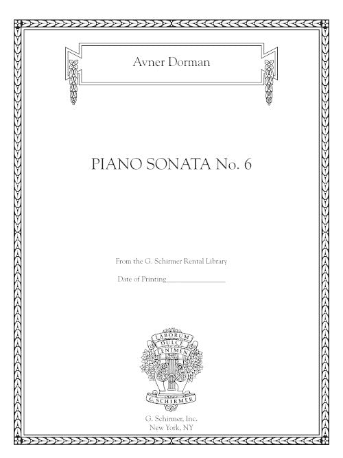 Dorman: Piano Sonata No. 6