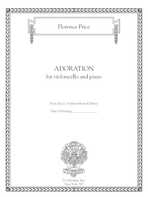 Price: Adoration (arr. for cello & piano)