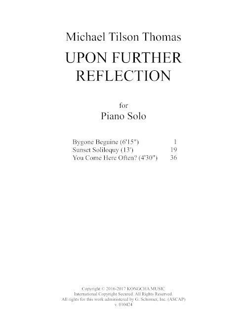 Image Michael Tilson Thomas image beautiful - Tilson Thomas: Upon Further Reflection – Ficks Music