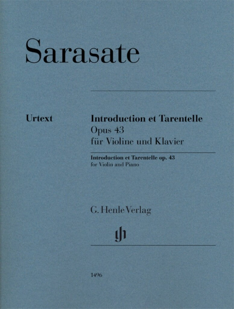 Sarasate: Introduction and Tarantelle, Op. 43