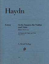 Haydn: 6 Sonatas for Violin and Viola, Hob. VI:1-6