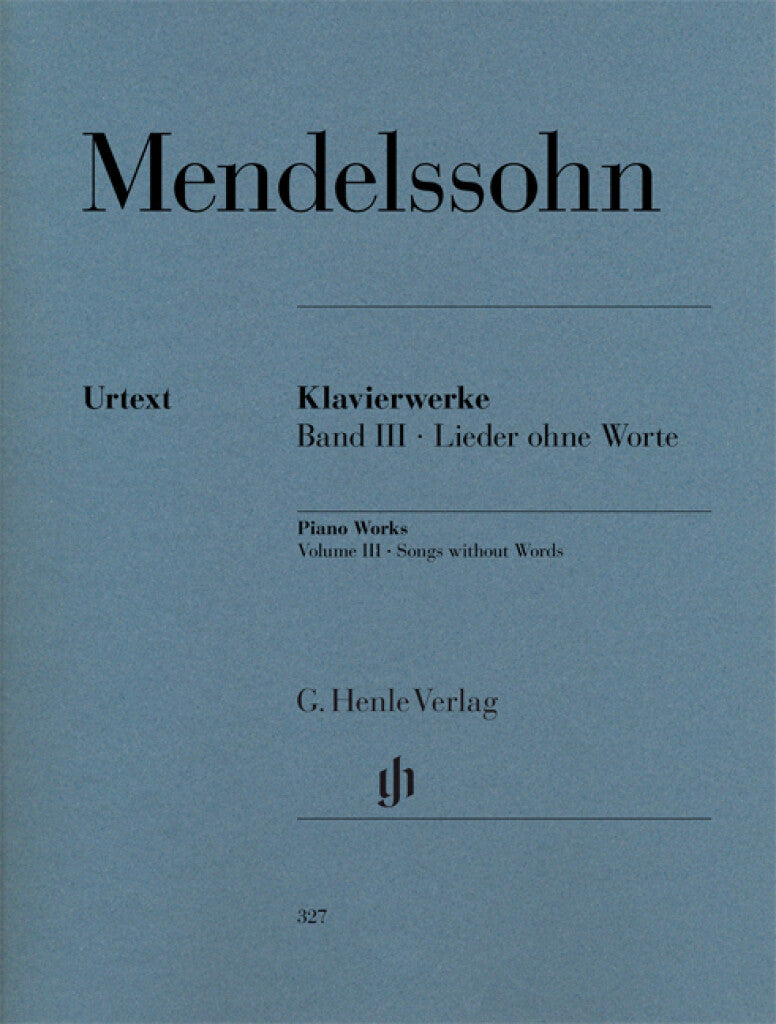 Mendelssohn F., Sechs Lieder ohne Worte, Andante con moto Sheet music for  Piano (Solo)