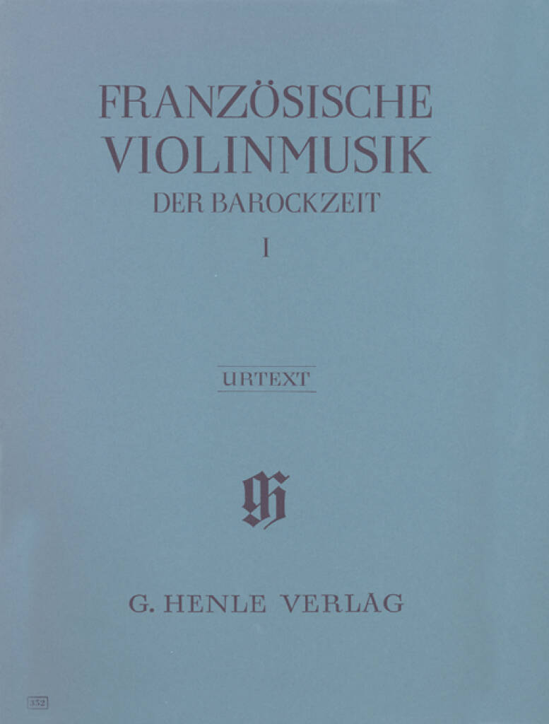 French Violin Music of the Baroque Era - Volume 1