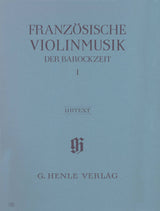 French Violin Music of the Baroque Era - Volume 1