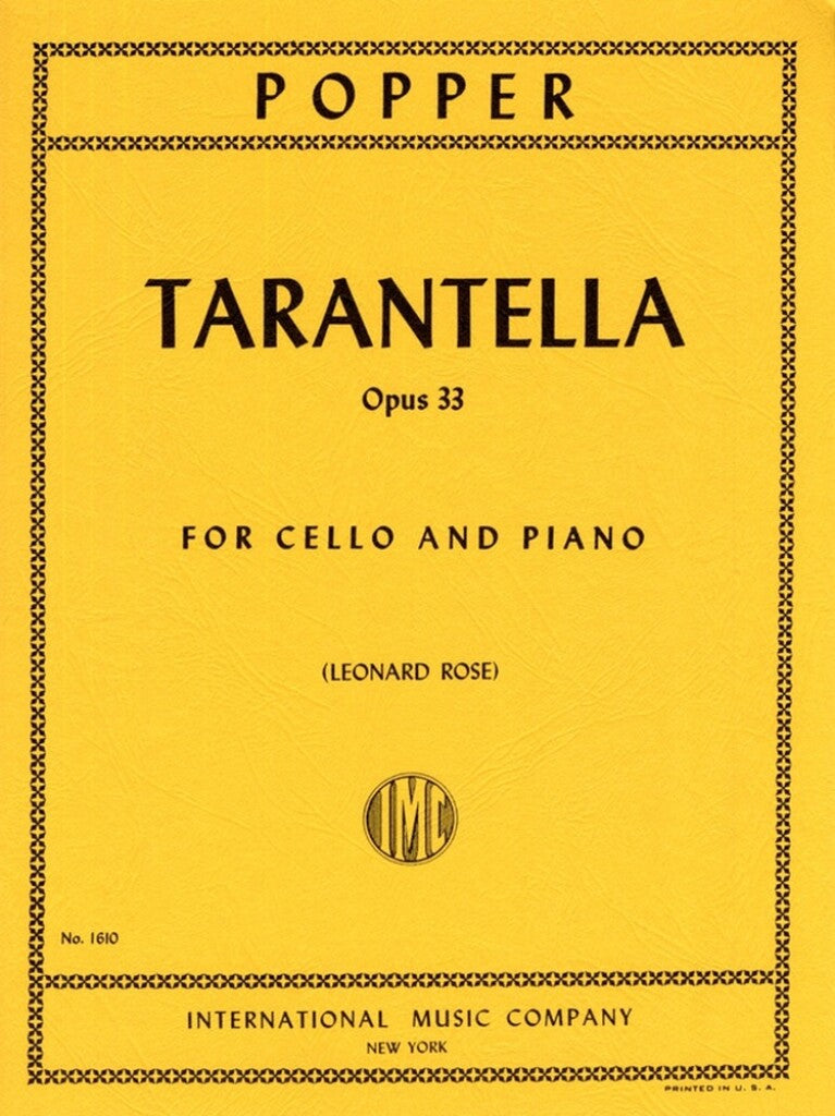 Popper: Tarantella, Op. 33