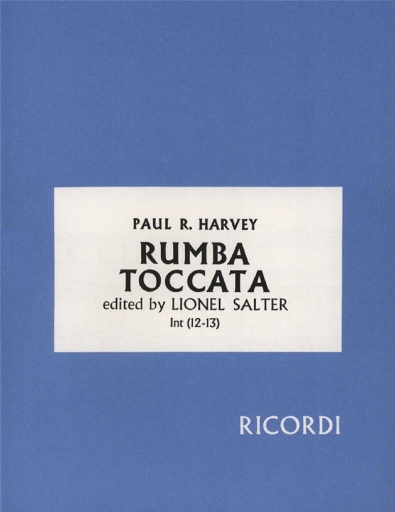 Harvey: Rumba Toccata